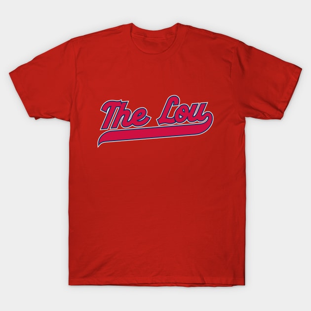 St. Louis 'The Lou' Script Baseball Fan Shirt – Must-Have for Missouri Sports Fans T-Shirt by CC0hort